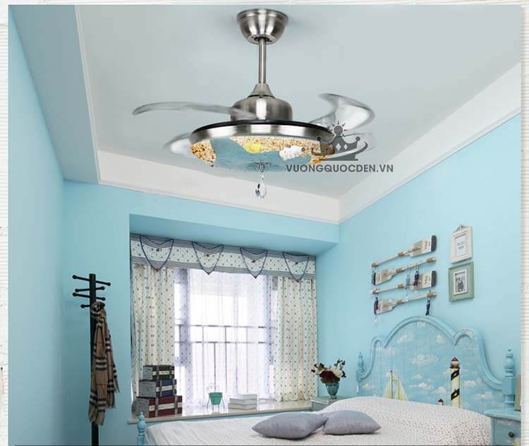 Tư vấn cách chọn và lắp đặt đèn quạt trần cho không gian phòng ngủ thêm đẹp mắt
